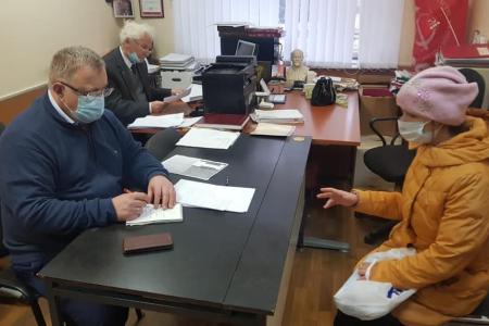 Московская область. Депутат-коммунист Александр Наумов провёл приём граждан в Ленинском муниципальном округе