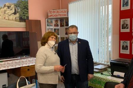 Московская область. Депутат-коммунист Александр Наумов посетил с рабочим визитом Каширу
