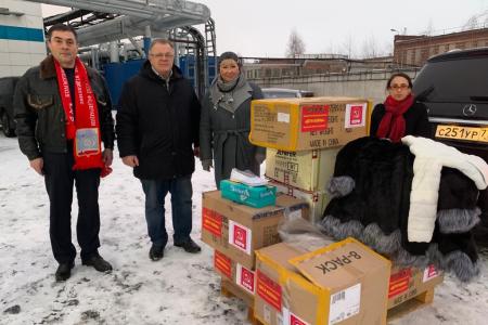 Московская область. 90-й юбилейный конвой для детей Донбасса ушел из Подмосковья