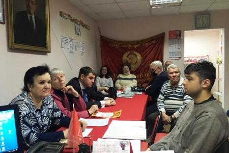 Саратовская область. О.Н. Алимова выступила перед партийным активом города Энгельса