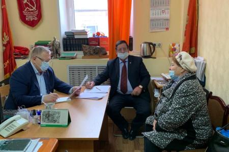 Московская область. Депутат-коммунист Александр Наумов посетил с рабочим визитом Каширу