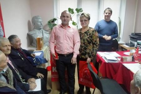 Саратовская область. О.Н. Алимова выступила перед партийным активом города Энгельса