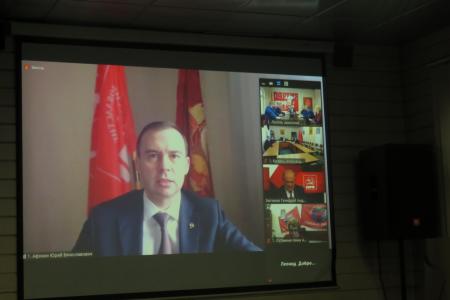 Мэр Новосибирска Анатолий Локоть рассказал коммунистам об итогах года