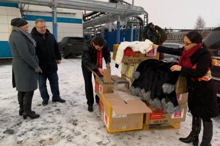 Московская область. 90-й юбилейный конвой для детей Донбасса ушел из Подмосковья