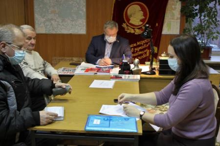 Московская область. Депутат-коммунист Александр Наумов провёл приём населения в г.о. Серпухов