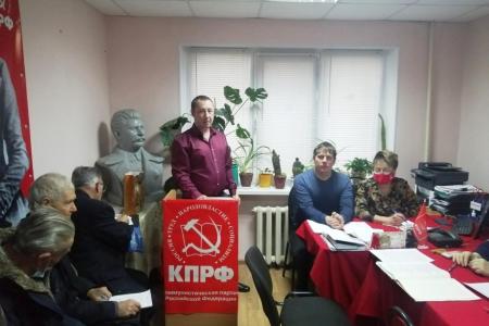 Саратовская область. О.Н. Алимова выступила перед партийным активом города Энгельса