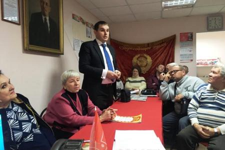 Саратовская область. О.Н. Алимова выступила перед партийным активом города Энгельса