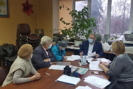 Московская область. Депутат КПРФ Александр Наумов провел завершающие приемы граждан в 2020 году