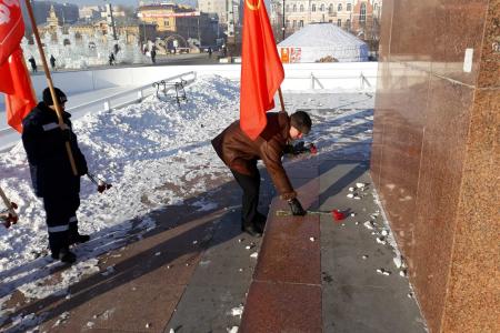 Коммунисты Забайкалья почтили память Владимира Ленина