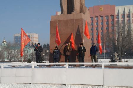Коммунисты Забайкалья почтили память Владимира Ленина