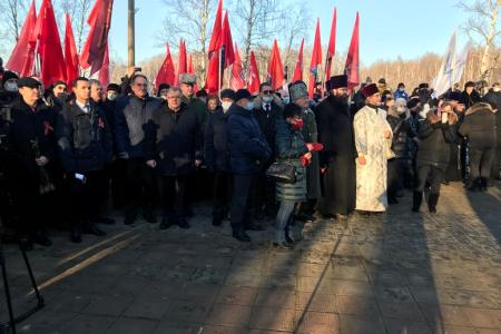 Московская область. Подмосковные коммунисты чтут память о подвиге советских солдат под Москвой