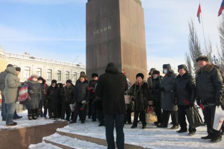 Тамбовская область. Ленин навсегда останется в делах и в нашей памяти
