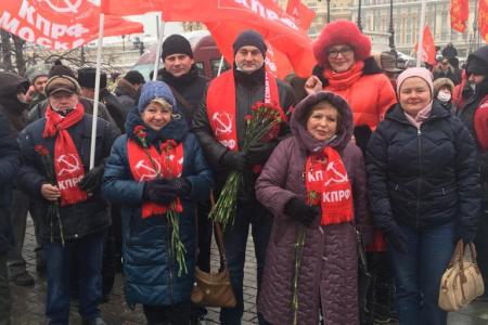 Московская область. Дело Ленина будет жить в веках! Подмосковные коммунисты почтили память Великого Ленина.