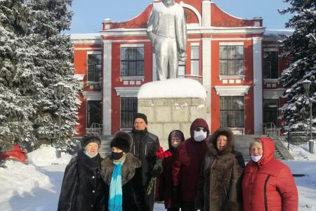 Тамбовская область. Ленин навсегда останется в делах и в нашей памяти