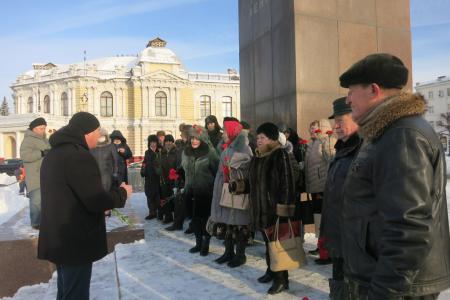 Тамбовская область. Ленин навсегда останется в делах и в нашей памяти