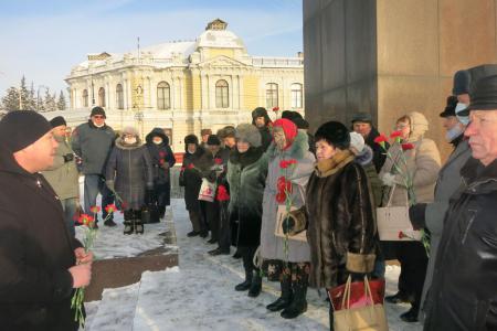 Тамбовская область. Ленин навсегда останется в делах и в нашей памяти