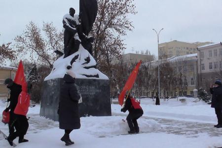 Саратовская область. «Ленин – жил, Ленин – жив, Ленин – будет жить!»