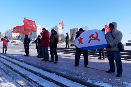 Ульяновский обком КПРФ отметил очередную годовщину создания Красной Армии