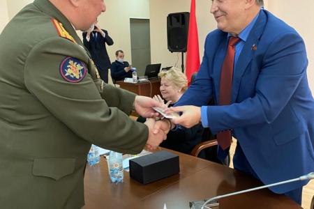 Московская область. В Королёве при поддержке КПРФ проведена встреча организаций «Дети войны» и «Союз  Советских офицеров»