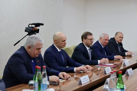 Рабочий визит Казбека Тайсаева в Южную Осетию