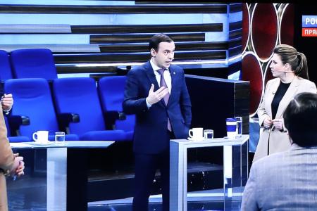 Юрий Афонин в эфире телеканала «Россия-1»: Нашей целью должно быть не строительство новых экспортных труб, а научно-технический прорыв