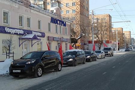 Калуга. Автопробег в честь Дня Советской Армии и Военно-Морского Флота