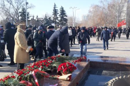 Ульяновский обком КПРФ отметил очередную годовщину создания Красной Армии