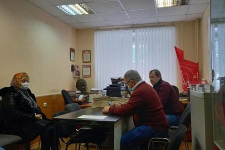 Московская область. Депутат-коммунист Александр Наумов провёл приём граждан в Ленинском городском округе