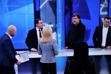 Юрий Афонин в эфире Первого канала: Проблема не в музыкантах, а в олигархах, которые оторвались от страны и выводят из нее капиталы
