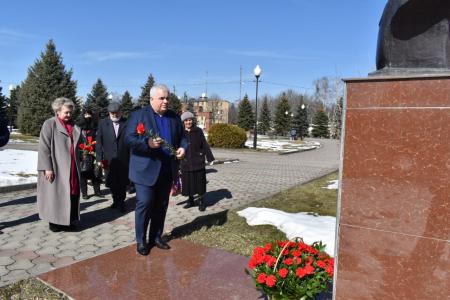 Рабочая поездка Казбека Тайсаева. День памяти И.В. Сталина в Северной Осетии