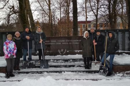 Нижегородская область. Коммунисты взяли шефство над памятниками в городе Бор
