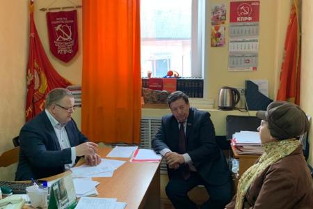 Московская область. Депутат-коммунист Александр Наумов провёл очередной приём граждан в Кашире
