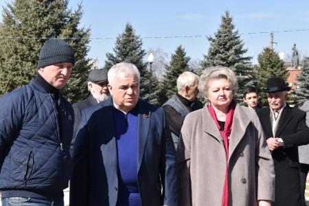 Рабочая поездка Казбека Тайсаева. День памяти И.В. Сталина в Северной Осетии
