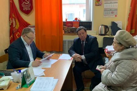 Московская область. Депутат-коммунист Александр Наумов провёл очередной приём граждан в Кашире