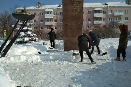 Нижегородская область. Коммунисты взяли шефство над памятниками в городе Бор
