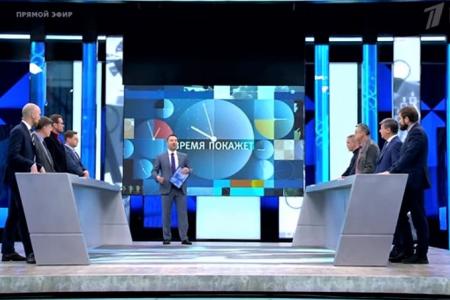 Дмитрий Новиков на Первом канале представил книгу Г.А. Зюганова, напомнив о вкладе КПРФ в борьбу с антисоветизмом и русофобией