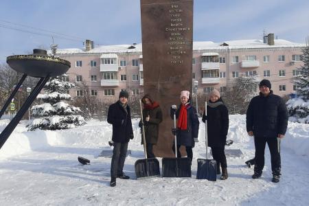 Нижегородская область. Коммунисты взяли шефство над памятниками в городе Бор