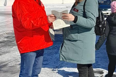 Акции "Красные в городах и селах" прошли в Еврейской АО