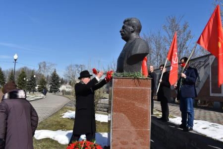 Рабочая поездка Казбека Тайсаева. День памяти И.В. Сталина в Северной Осетии