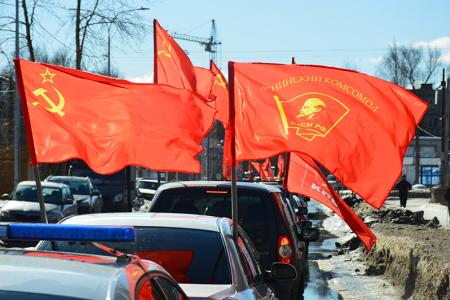 «За СССР»: Коммунистический автопробег по улицам Иванова