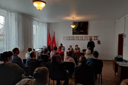 Лидер тюменских коммунистов Т.Н. Казанцева провела встречу в Голышманово