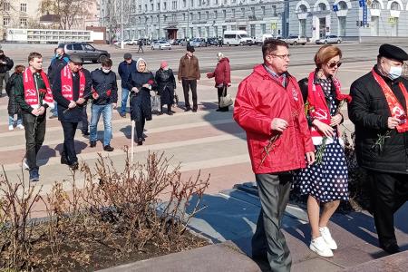 Курские коммунисты отметили День рождения В.И. Ленина