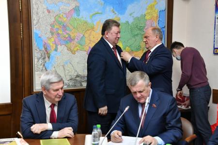 Фракция КПРФ в Госдуме встретилась с Т.Н. Москальковой