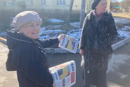 Гордость за страну: в Ленобласти прошли пикеты в честь 60-летия полета Юрия Гагарина в космос