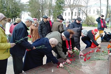 В Калужской области отметили День рождения В.И. Ленина