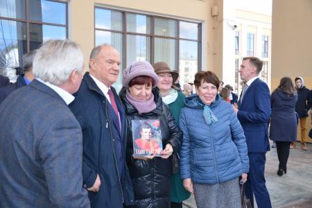 Московская область. Лидер КПРФ Геннадий Зюганов посетил столицу мировой космонавтики - город Королёв