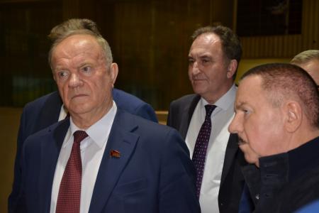 Московская область. Лидер КПРФ Геннадий Зюганов посетил столицу мировой космонавтики - город Королёв