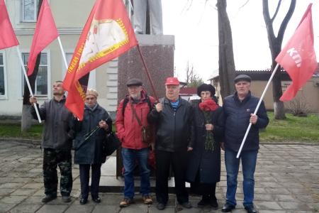 Подмосковные коммунисты достойно отметили 151-летие В.И. Ленина по всему региону