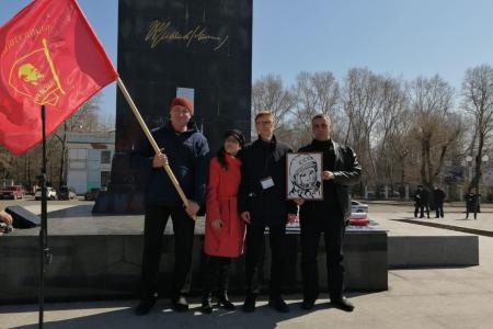 Хабаровский край. В Комсомольске-на-Амуре прошел митинг «Нет капитализму!»
