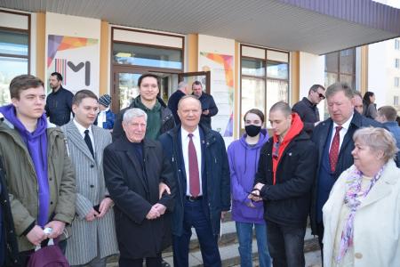 Московская область. Лидер КПРФ Геннадий Зюганов посетил столицу мировой космонавтики - город Королёв